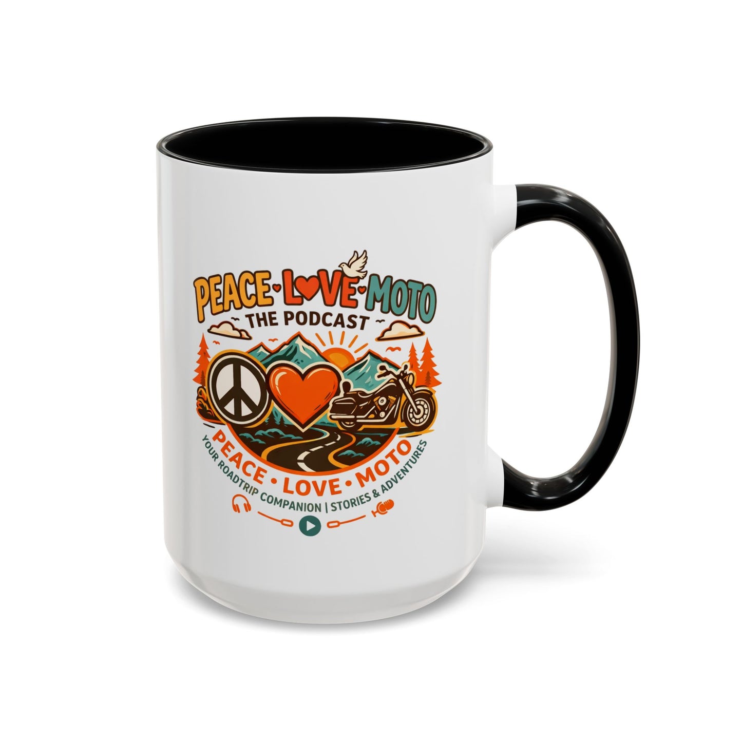 Peace Love Moto - Roadtrip Companion - Mug (11/15oz)